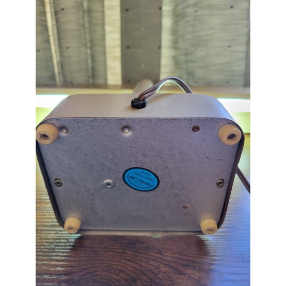 Vintage Mid Century Steel Gooseneck Fluorescent Desk Lamp - works - Picture 8 of 10